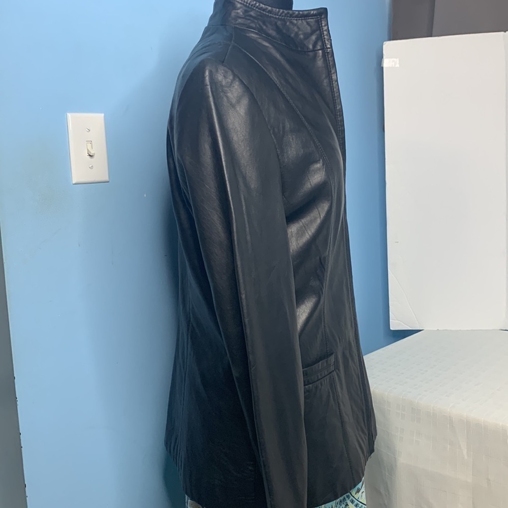 Comstock Rc Expeditions Soft Leather Jacket In Bl… - image 5